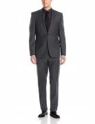 Vince Camuto Men’s Two Button Slim Fit Solid Suit