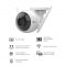 EZVIZ C3WN 1080p – Outdoor WIFI Bullet Camera, Weatherproof, Smart Motion Detection Zones, Night Vision up to 100ft
