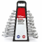 Hyper Tough 18-Piece Combination Wrench Set, Metric & SAE